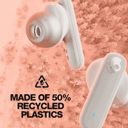 Skullcandy Smokin True Wireless Earbuds | Bone Orange | S2TAW R740