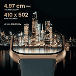 Titan Smart 3 | AMOLED Display 410x502 Pixel  | 1.96 inch | Black