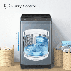 TCL | 6.5 kg   Filter Fully Automatic Top Load Washing Machine   | Black Grey | TWA65-F3G