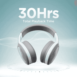 boAt Rockerz 460 Wireless Headphone | 40 mm drivers | Crimson White