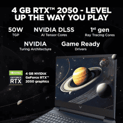 HP Victus | Intel Core i5 12th Gen 12450H | 16 GB | 512 GB | NVIDIA GeForce RTX 2050 |15.6 inch| Performance Blue | 15-FA1227TX