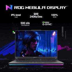 ASUS ROG Strix G16 | Intel Core i9 14th Gen 14900HX  | 16 GB | 1TB SSD | NVIDIA GeForce RTX 4070 | Eclipse Gray | G614JIR-N4062WS