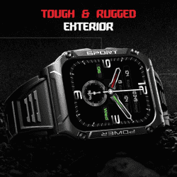 boAt Wave Armour 2 BT Calling Smart Watch  | Active Black