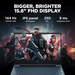 HP Victus | Intel Core i5 13th Gen 13420H | 16 GB | 512 GB | NVIDIA GeForce RTX 2050 | 15.6 inch | Performance Blue | 15-FA1128TX