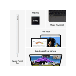 Apple iPad Air M2 | 256 GB ROM | 11.0 Inch | Starlight