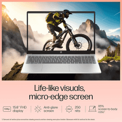 HP Laptop 15 |  Intel Core i5 13th Gen 1334U | 8 GB| 512 GB | 39.62 (15.6 Inch) |  Silver | 15-fd0220TU