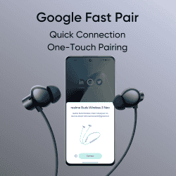 realme Buds Wireless 3 Neo Neck Band | 13.4mm Driver | 32 hrs Playback | Black | RMA2305