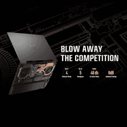 ASUS TUF Gaming Laptop F15 | Intel Core i7 | 12th Gen | 16 GB | 1 TB SSD | 15.6 Inch | Grey | FX577ZC HN192WS