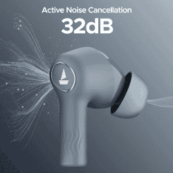 boAt Nirvana Ion True Wireless Earbuds |  Bionic Mode | Blazing Comet