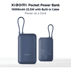 Xiaomi Pocket Power Bank | 10000mAh | 22.5W | Blue | P15ZM