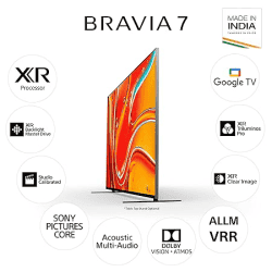 Sony Bravia 4K Ultra HD Mini LED Smart Google TV | Series 7 | 139 cm (55 inch) | K 55XR70