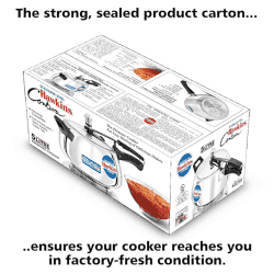 Hawkins Contura  Inner Lid Induction Bottom Pressure Cooker | 5 L | Stainless Steel