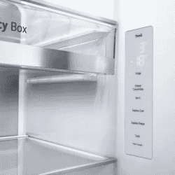 LG Side by Side Refrigerator | 630 L | 3 Star | Matt Black | GL-L257CMC3.DMCZEBN