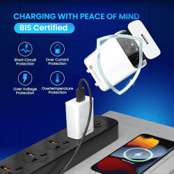 Portronics Adapto One Pro 3A Mach USB Fast Charging Adaptor | 18w | Wide Compatibility | PAdaOR 1963