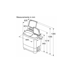 Bosch Series 4 Semi Automatic Toploader | 7.5 kg | 1300 rpm | WJP752V0IN