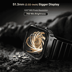 Fire Boltt Maverick Smartwatch | 2.02 inch | IPS Display | Black