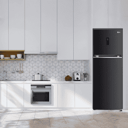 LG 343 L Frost Free Double Door Refrigerator | 3 Star | Ebony Sheen | GL-T382TESX