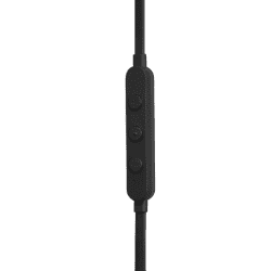 JBL Tune 310C Wired In Ear Earphones |  Hi-Res Audio with Digital-to-Analog Converter | 3 Button EQ | Black | JBLT310CBLK