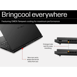 HP Omen Gaming Laptop | Intel Core i7 14th Gen 14650HX processor | 16 GB | 1TB SSD | NVIDIA GeForce RTX 4050 6GB | Shadow Black | 16-wf1095TX