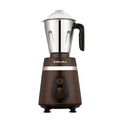 BAJAJ Ninja Series Power Grind Belgian Chocolate Mixer Grinder | 1000 W | Black & Chrome | 410625
