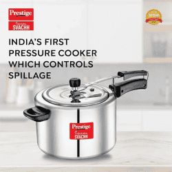 Prestige Nakshatra Svachh | Aluminium Inner Lid Pressure Cooker | 10 L | 10742