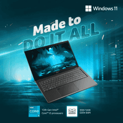 Acer Aspire 5 Gaming Laptop | 13th Gen Intel Core i5 13420H Processor | 16 GB | 512 GB SSD | 4GB NVIDIA GeForce Graphics | Steel Gray | UN.KW1SI.004