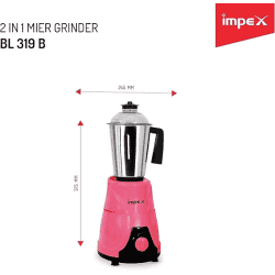 Impex ULTRAMIX 600  | 1.5 Litre  | 3 Speed Control Blender 2 in 1 Mixer Grinder
