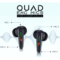 Fire-Boltt Fire Pods Lycan TWS  Earbuds | Blue | BEP602