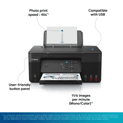 Canon Pixma G2730  | Multi Function Ink Tank Printer Small Ink Bottles  | Dot Count Ink End Sensor | Black
