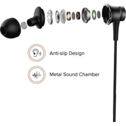 Mi Basic Wired Headset with Mic | Wired in the ear | Black