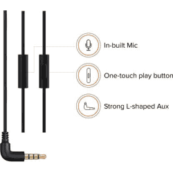 Mi Basic Wired Headset with Mic | Wired in the ear | Black