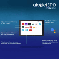 Alcatel | 3T 10 with Keyboard 16 GB 10 inch with Wi-Fi+4G Tablet | Prime Black