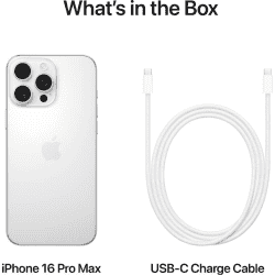 Apple iPhone 16 Pro Max | 256 GB | White Titanium