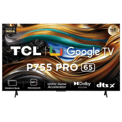 TCL P755 Pro 4K QLED Google TV | Dolby Atmos | 165 cm (65 inch) 65P755
