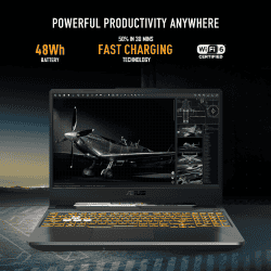 ASUS TUF A15 Gaming Laptop | AMD Ryzen 7 | 7435HS | 16GB | 512GB | 4GB RTX 3050 GPU | Graphite Black | FA566NCR HN054WS