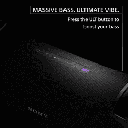 Sony ULT Field 7 Bluetooth Party Speaker | ULT button for Massive Bass | Handle | Black | SRS-ULT70//C