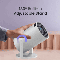 Portronics Beem 440 Smart LED Portable Projector | 720p HD Resolution | 1800 lm | White | POR 2106