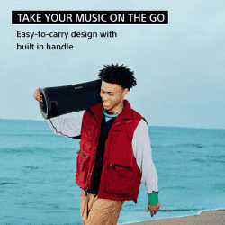 Sony ULT Field 7 Bluetooth Party Speaker | ULT button for Massive Bass | Handle | Black | SRS-ULT70//C