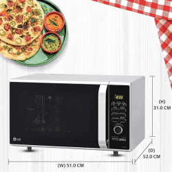 LG Convection Microwave Oven |  28 L | Silver | MC2886SFU