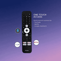 Haier HD Ready LED Smart Google TV | 81 cm (32 Inch) |  Wi-Fi | Bluetooth connectivity |  HDR support | LE32K800GT