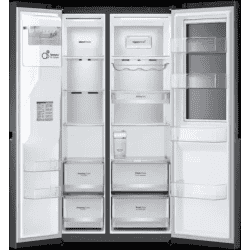 LG  | 630 L | 3 Star | Side By Side Refrigerator | GL-X257AMC3