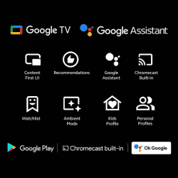 Xiaomi Smart TV X Series Smart Google TV | 165 cm (65 inch) | Ultra HD 4K LED with 4K Dolby Vision | HDR 10 | Dolby Audio | DTS X | DTS Virtual X | Vivid Picture Engine | Black