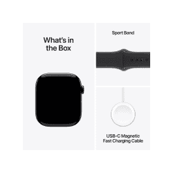 Apple Watch Series 10 | GPS | Cellular | 42 mm | Jet Black Strap