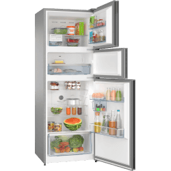 BOSCH Series 4 Frost Free Triple Door Refrigerator | 364 L | 3 Star | VarioInverter Compressor | Smoky Steel | CMC36K03NI