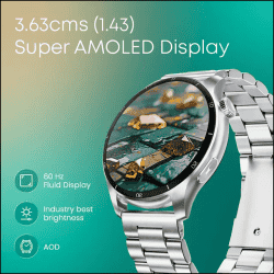 Fastrack Dezire FX1 Pro Smartwatch | AMOLED Display | 1.43 inch | Rose gold