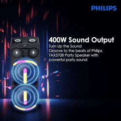 Philips  Bluetooth Party Speaker |  400 W | Black | TAX5708/94