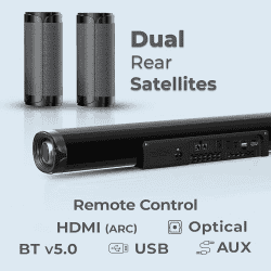 ZEBRONICS Zeb-Juke  Bar 9450 PRO | Dolby 5.1 soundbar | Powerful subwoofer