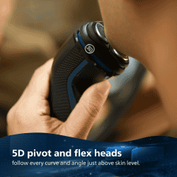 PHILIPS Shaver For Men | SkinProtect Technology | Deep Blue