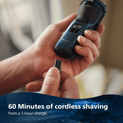 PHILIPS Shaver For Men | SkinProtect Technology | Deep Blue