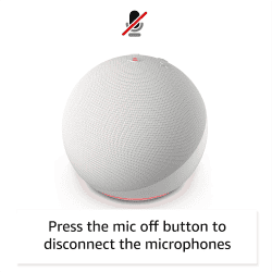 Amazon Echo Dot 5th Gen Smart speaker | Alexa and Bluetooth | White